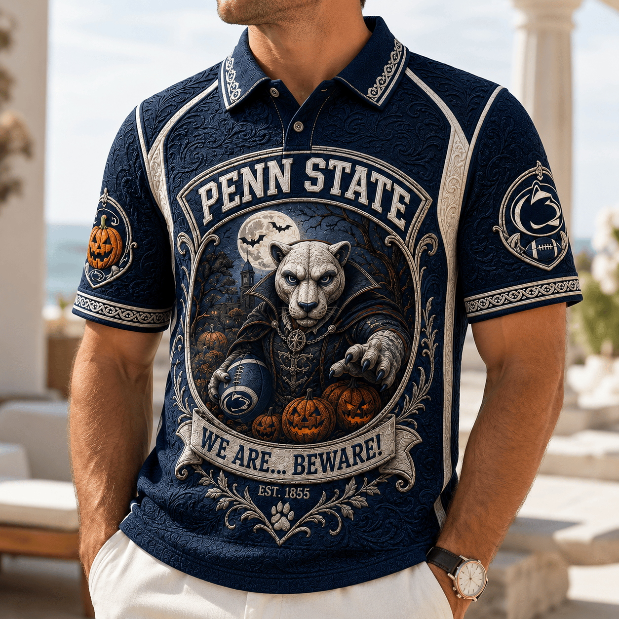 PREMIUM PSNL EMBOSS POLO SHIRT HQH