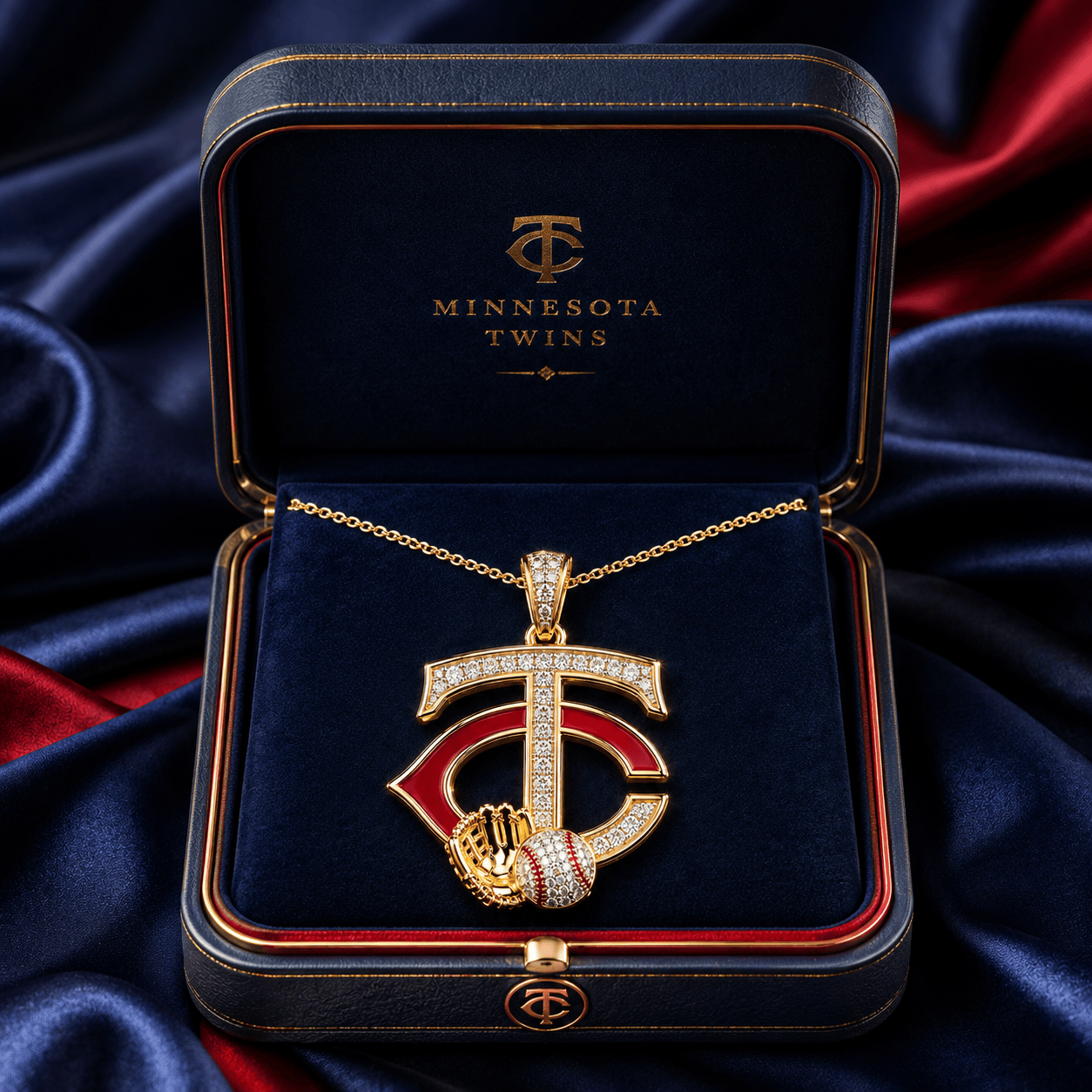 MNST Solid Gold Chain with Diamond Pendant BMD