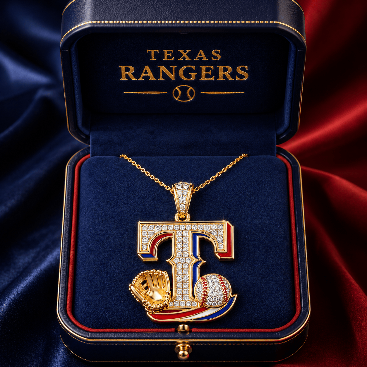 TXG Solid Gold Chain with Diamond Pendant BMD