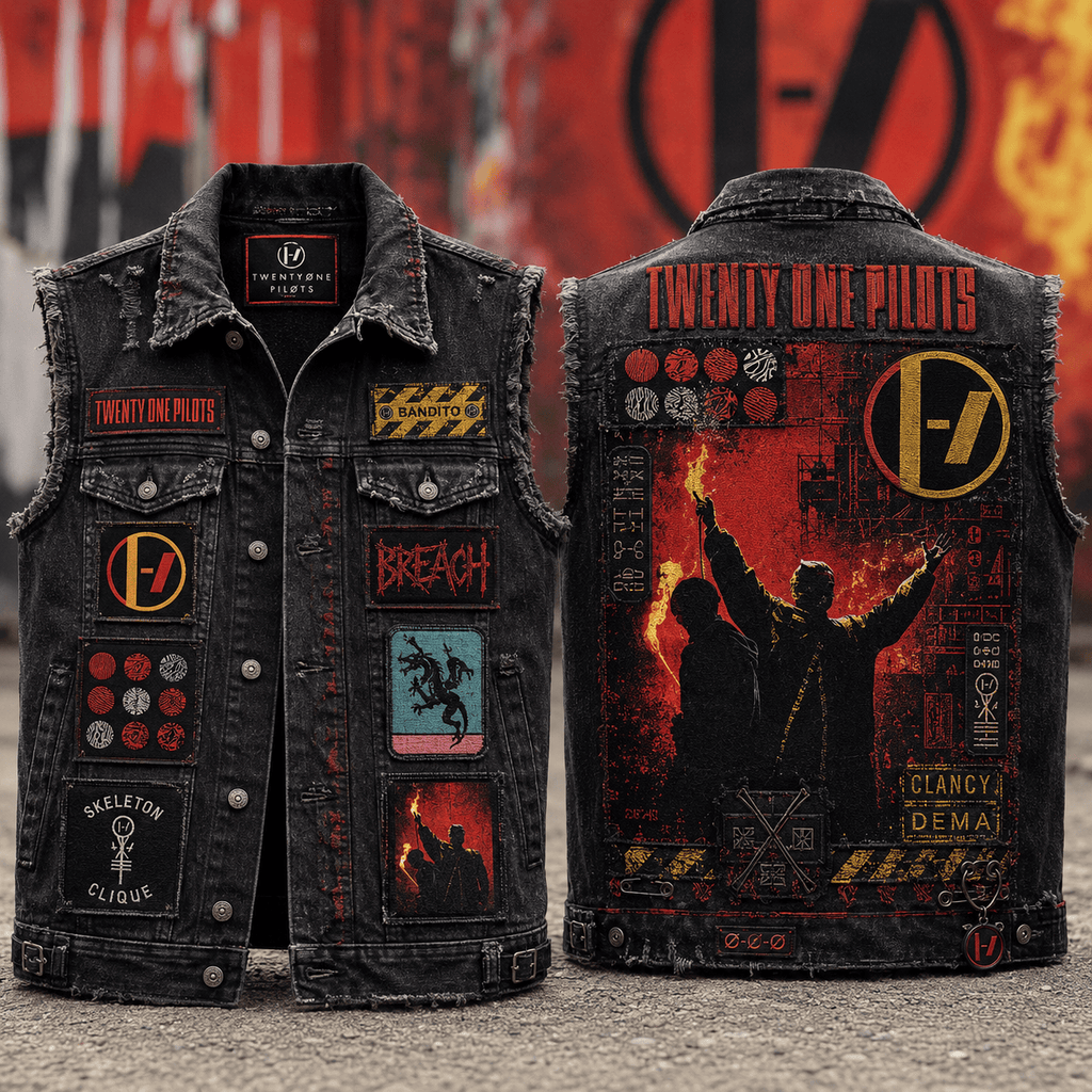 TOP PREMIUM DENIM VEST NVH